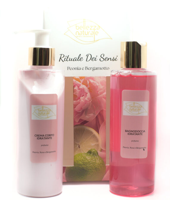 CREMA CORPO E BAGNODOCCIA ALLA PEONIA, ROSA E BERGAMOTTO