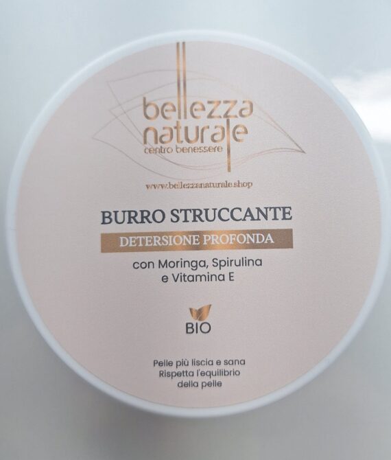 Burro Struccante Naturale  Detersione Profonda con Moringa, Spirulina e Vitamina E